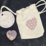 Crystal Heart in a Bag